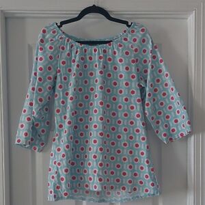 Stylish Blue and Pink Women's Top